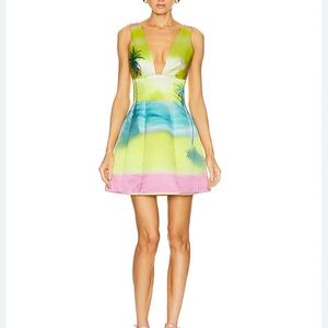 BRANDON MAXWELL MINI BUBBLE DRESS